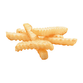 Simplot Classic Slimline Crinkle Cut French Fry Case